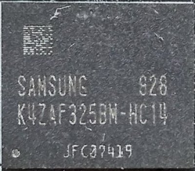 Pamięć Samsung GDDR6 BGA K4ZAF325BM-HC14