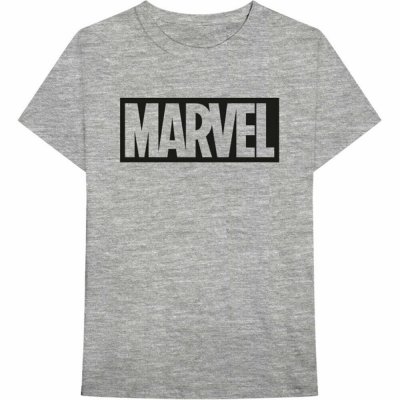Marvel Comics - Logo Unisex Medium T-Shirt - Grey SIZE M