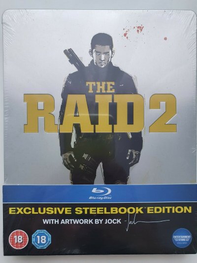 The Raid 2 - Exclusive Ltd Ed. + artwork - Blu - ray 2014 STEELBOOK NEW SEALED