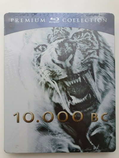 10.000 BC - Blu - Ray + Ultraviolet English French  2012 STEELBOOK NEW SEALED