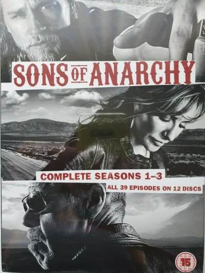 Sons of Anarchy: Complete Seasons 1 - 3 DVD 2011 Charlie Hunnam 2011 NEW SEALED