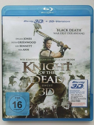 Knight of the Dead 3D - Blu-ray Full HD 3D + 2D 2013 Uncut, Zombies  LIKE NEW