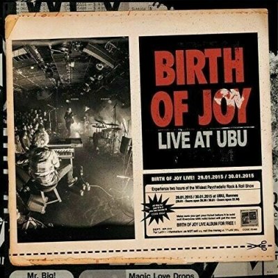 Birth Of Joy ‎– Live at Ubu 2xCD NEU SEALED 2015