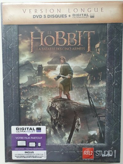 Le Hobbit: La bataille des Cinq Armees Version longue DVD + UV NEUF SOUS BLISTER