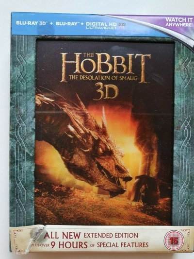 The Hobbit: The Desolation of Smaug 3D - Extended Edition Blu-ray2013 VERY GOOD