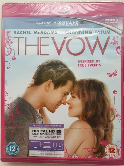 The Vow - Blu-ray + UV Copy 2012 Scott Speedman, Jessica Lange NEW SEALED