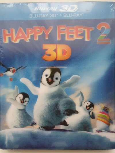 Happy Feet 2 - Blu-Ray  2D + 3D EN FR IT PL 2012 COFFRET NEUF SOUS BLISTER