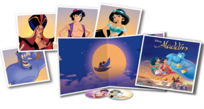 Aladdin Big Sleeve Edition [DVD + Blu-ray + Art Cards] 2016 NEU SEALED