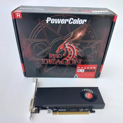 PowerColor RX 550 4GB Red Dragon LP AXRX 550 4GBD5-HLE