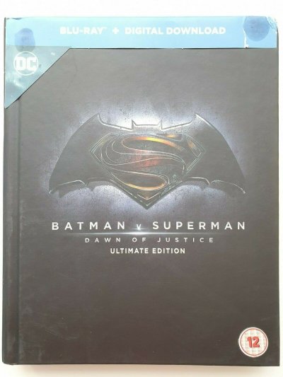 Batman V Superman - Dawn of Justice: Ultimate Edition Blu-ray Affleck VERY GOOD