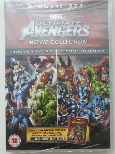 Ultimate Avengers - 3 Movie Set + Bonus Movie DVD 2015 Gary Hartle NEW SEALED