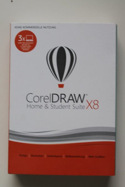 Corel Draw Home Student Suite WIN Box Windows 2018