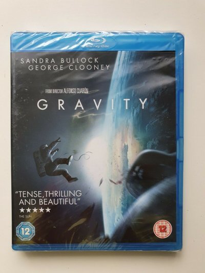 Gravity Blu-Ray (2014) George Clooney, Cuarón (DIR) cert 12 new sealed