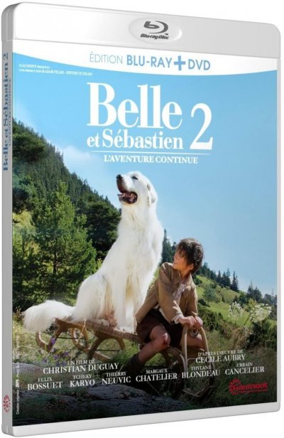 Belle et Sebastien LAventure Continue Blu-Ray + DVD 2016