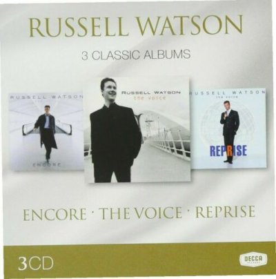 Russell Watson - 3 Classic Albums CD NEU Encore The Voice Reprise