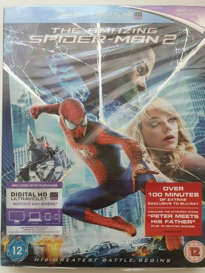 The Amazing Spider-Man 2 Blu - ray+Digital HD UV 2014 