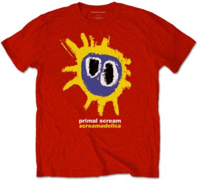 T-Shirt Xl Unisex Red Screamadelica 