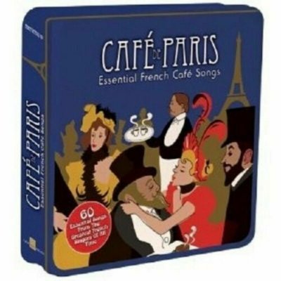 Various ‎– Cafe De Paris - Essential French Cafe Songs 3xCD Metalbox 60tracks