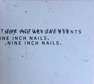 Nine Inch Nails – Not The Actual Events CD EP 2017