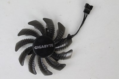 Wentylator EVERFLOW Gigabyte T128010SU 12V 0.35A AORUS GTX 1060 1070 1080 G1 GTX 1070Ti 1080Ti 960 980Ti (75mm)