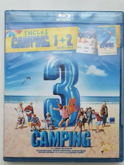 Camping 3 inclus Camping 1 + 2 Blu - ray 2016 Dubosc Brasseur NEUF SOUS BLISTER