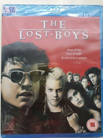The Lost Boys 1987 Blu-ray 2008 Dianne Wiest English French Spanish NEW SEALED