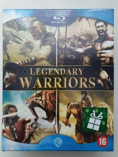 Legendary Warriors Blu Ray 4 Film Set Troy/300/Clash of The Titans(new&old) New