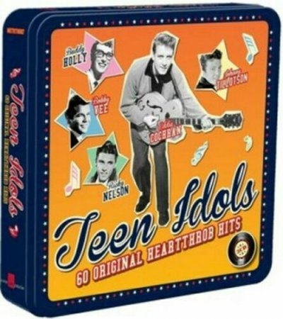 VA - Teen Idols Metalbox 3xCD 60tracks Buddy Holly, Neil Sedaka, Ricky Valance