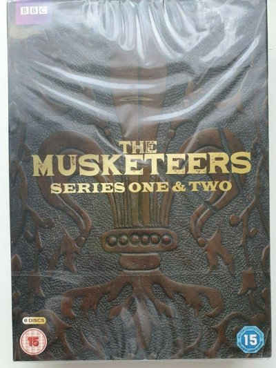 The Musketeers: Series One & Two - 1 and 2 DVD 2015 8 discs BOX SET NEW SEALED