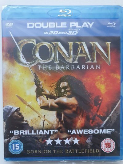 Conan the Barbarian Blu-ray 3D & DVD 2011 Jason Momoa, Nispel 2 discs NEW SEALED