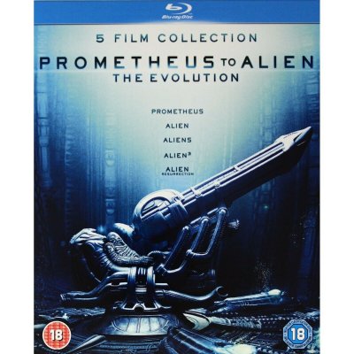 Prometheus To Alien -The Evolution, 5 Film Collection 2012 8xBlu-ray