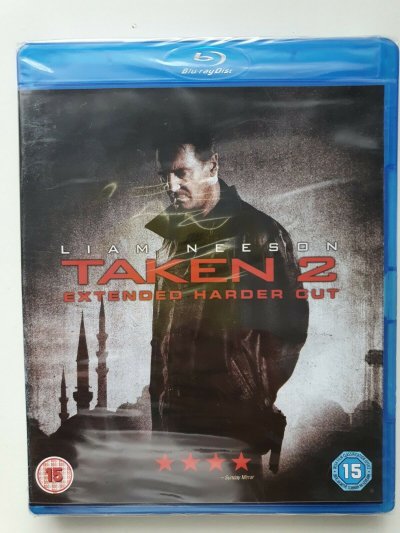 Taken 2: Extended Harder Cut - Blu-Ray 2013 - Liam Neeson - English NEW SEALED