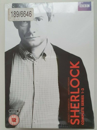 Sherlock - Complete Series 1 - 3 DVD 2014 6 discs English BOX SET NEW SEALED