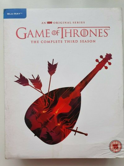 Game Of Thrones - The Complete Third Season Blu-ray 2014 BOX SET NEW SEALED