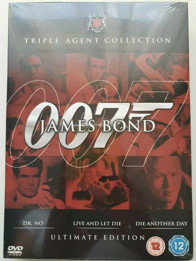 James Bond 007 -Triple Agent Collection Ultimate Ed. DVD 2006 BOX SET NEW SEALED