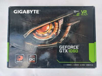 Opakowanie Gigabyte GTX 1060 6GB GV-N1060WF2OC