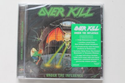 Overkill – Under The Influence CD Album Reissue Remastered 2019