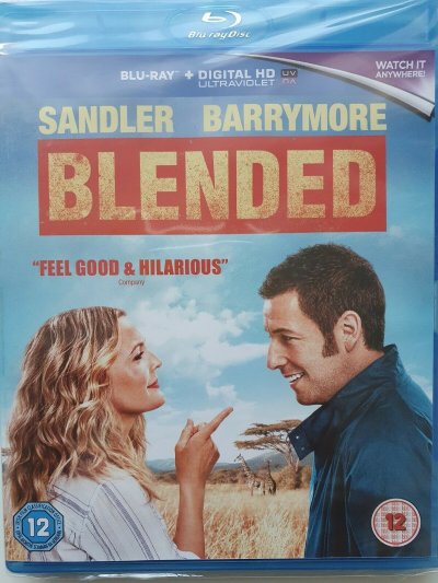 Blended  Blu - ray + Digital HD UV 2014 Adam Sandler, Drew Barrymore NEW SEALED