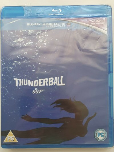 Thunderball 007 James Bond Blu - Ray + Digital HD UV 2015 English NEW SEALED