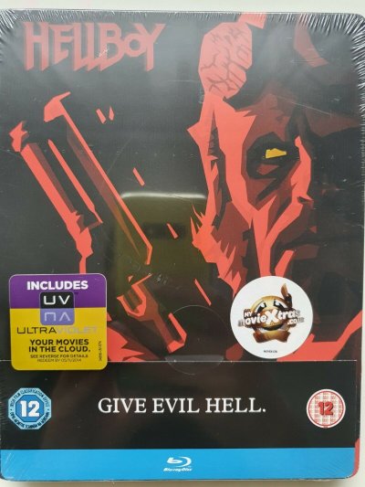 Hellboy Blu - ray + UV 2012 Perlman / Blair English Spanish STEELBOOK NEW SEALED