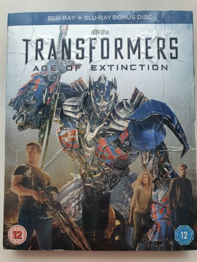 Transformers: Age of Extinction Blu-Ray 2 discs 2014 Nicola Peltz, Bay LIKE NEW
