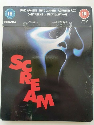 Scream Blu - ray 2011 Exclusive Limited Steelbook Zavvi Miramax English GOOD