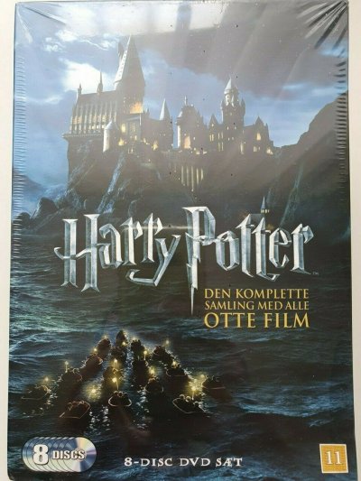 Harry Potter - Den Komplette Samling Med Alle Otte Film 8 discs DVD 2011 NEU