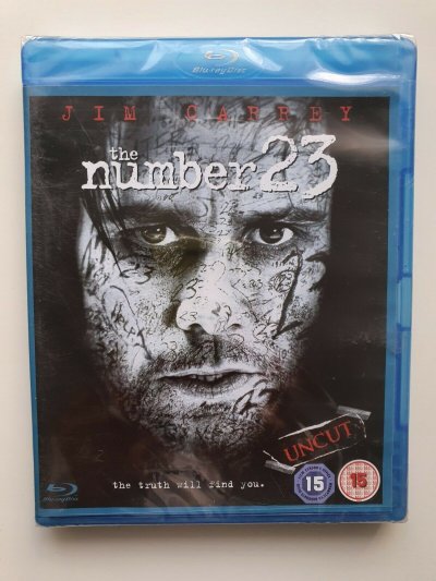 The Number 23 [Blu-ray] 2009 Jim Carrey NEW SEALED ENGLISH