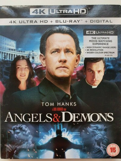 Angels & Demons 4K Ultra HD + Blu-Ray  Tom Hanks 2016