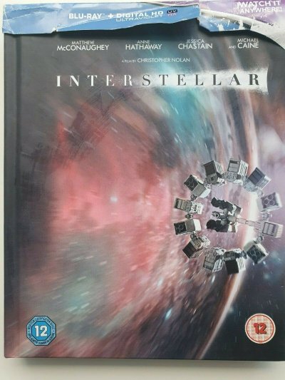 Interstellar - Blu-ray + Digital HD UV 2015 Ltd. Ed. 2-Disc Digibook VERY GOOD