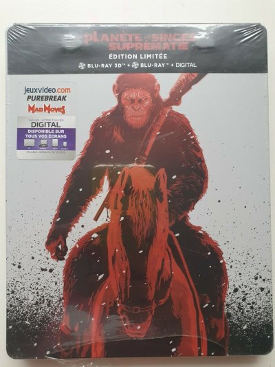 La Planète des singes-Suprématie-3D Bluray 2017