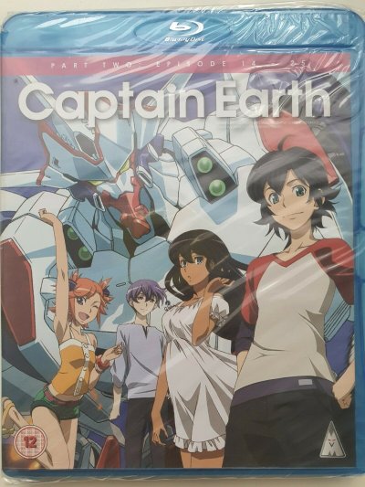 Captain Earth Part 2: Episode 14-25 Blu-ray 2 discs Japanese English NEW SEALED