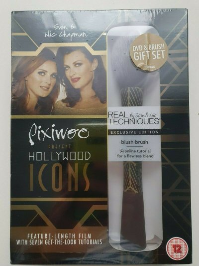 Pixiwoo Present - Hollywood Icons BBC DVD + Blush Brush BOX SET NEW SEALED