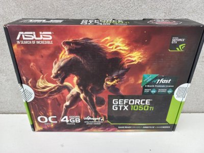 Opakowanie ASUS GTX 1050 Ti 4GB Cerberus (CERBERUS-GTX1050Ti-04G)